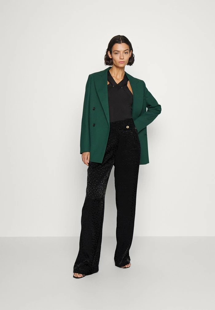 MICHAEL Michael Kors WIDE LEG PANTS - Trousers - Black 4 MICHAEL Michael Kors WIDE LEG PANTS - Trousers - Black - Image 2