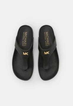 MICHAEL Michael Kors LINSEY - T-bar Sandals - Black -MICHAEL Michael Kors shop 1f396f9b968344a8be5f9c76a489e050