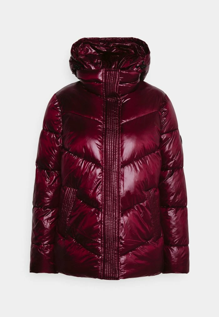 MICHAEL Michael Kors SHORT LENGTH PUFFER WITH DIAGONAL QUILTING - Down Coat - Dark Red 9 MICHAEL Michael Kors SHORT LENGTH PUFFER WITH DIAGONAL QUILTING - Down Coat - Dark Red - Image 7