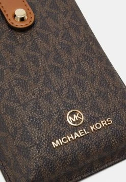 MICHAEL Michael Kors DEVON TECH LANYARD - Phone Case - Brown/acorn -MICHAEL Michael Kors shop 1fe6b74b50504b5092070746e84b86ef