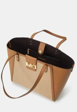 MICHAEL Michael Kors KARLIE TOTE - Handbag - Acorn -MICHAEL Michael Kors shop 207828ce7b3f4bcf9791b18b98032d19