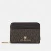 MICHAEL Michael Kors JET SET COIN CARD CASE - Wallet - Chocolate -MICHAEL Michael Kors shop 221cfdab3ded467f92465f1a0d922886