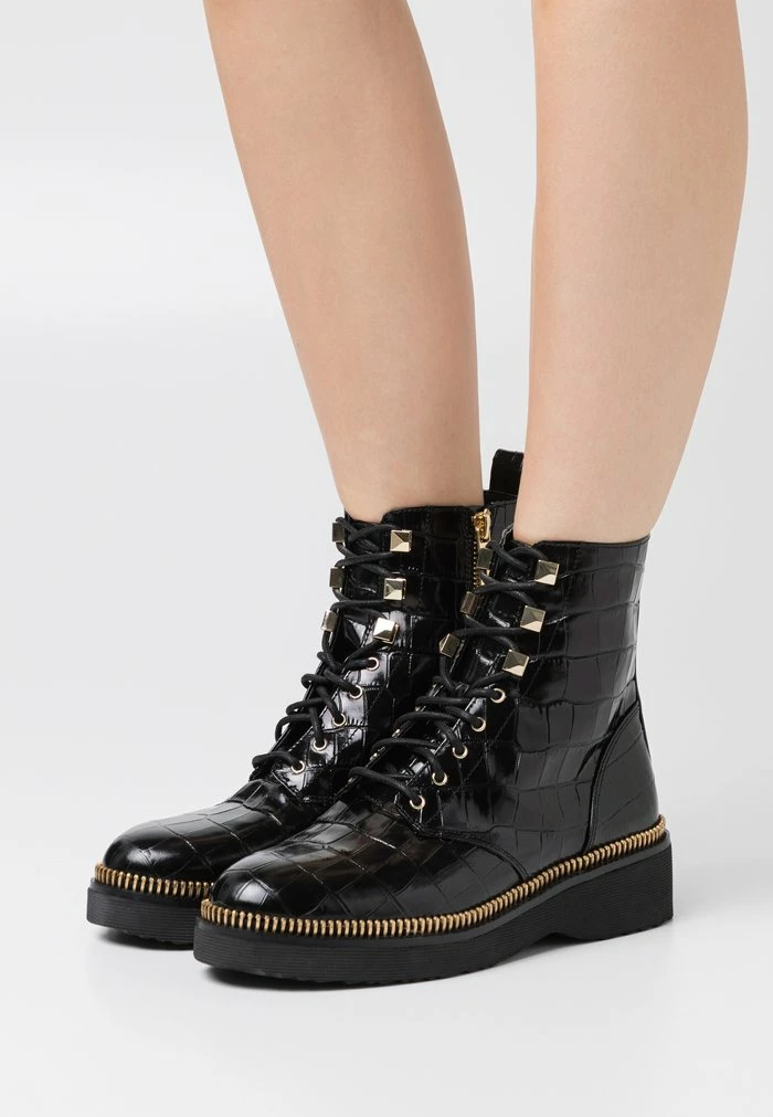 MICHAEL Michael Kors HASKELL BOOTIE - Platform Ankle Boots - Black 3 MICHAEL Michael Kors HASKELL BOOTIE - Platform Ankle Boots - Black