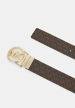 MICHAEL Michael Kors LOGO BELT - Belt - Brown/black/gold-coloured -MICHAEL Michael Kors shop 22b91e4e27db4bfa9d6fa6173f8853b8