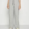 MICHAEL Michael Kors SLOUCHY WIDE LEG PANT - Tracksuit Bottoms - Pearl Heather