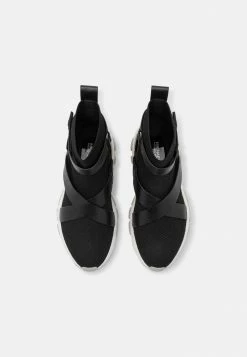 MICHAEL Michael Kors NICK STRAP - High-top Trainers - Black/optic White -MICHAEL Michael Kors shop 237dd7b8bac940098edcc25beefa644a