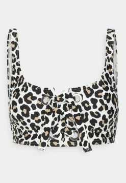 MICHAEL Michael Kors LEOPARD UP BRALETTE - Bikini Top - Khaki -MICHAEL Michael Kors shop 23a0501b9b05461b85eac4aae91e3c7e