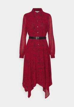 MICHAEL Michael Kors HANK - Shirt Dress - Crimson -MICHAEL Michael Kors shop 23aef748c04a47218935e06b8a97d52a