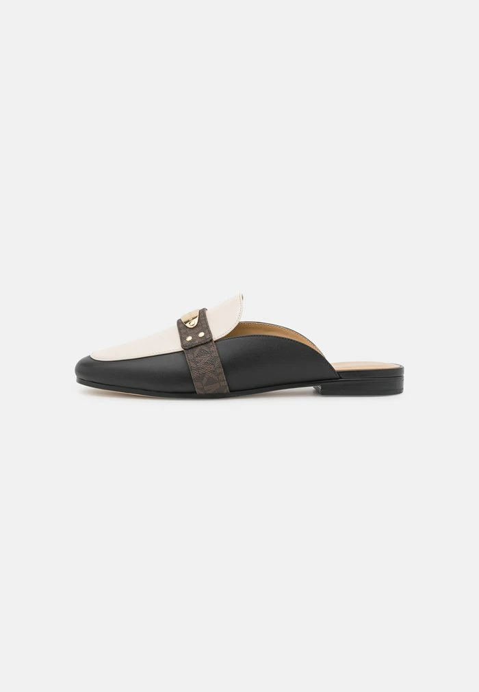 MICHAEL Michael Kors PLATE MULE - Mules - Black/light Cream 3 MICHAEL Michael Kors PLATE MULE - Mules - Black/light Cream