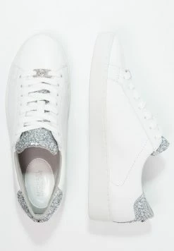 MICHAEL Michael Kors IRVING LACE UP - Trainers - Optic White/silver -MICHAEL Michael Kors shop 257e1af12a914917a28ebcc639e99a17