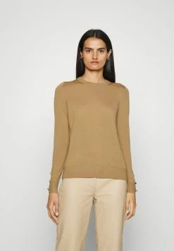MICHAEL Michael Kors BUTTON - Jumper - Cafe
