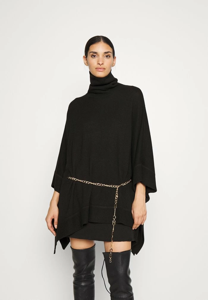 MICHAEL Michael Kors PONCHO CHARM BELT - Blazer - Black 3 MICHAEL Michael Kors PONCHO CHARM BELT - Blazer - Black