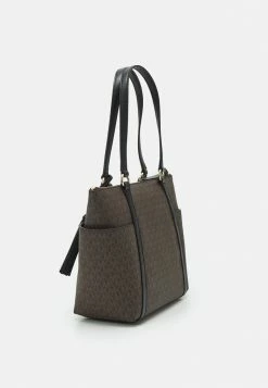 MICHAEL Michael Kors SULLIVAN TOTE - Handbag - Brown/black -MICHAEL Michael Kors shop 29e514e4cff9489eb06673f544067a25