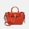 MICHAEL Michael Kors HAMILTON LEGACY BELTED SATCHEL - Handbag - Deep Orange -MICHAEL Michael Kors shop 2aef4b89d19a483fa4892427d7271a31