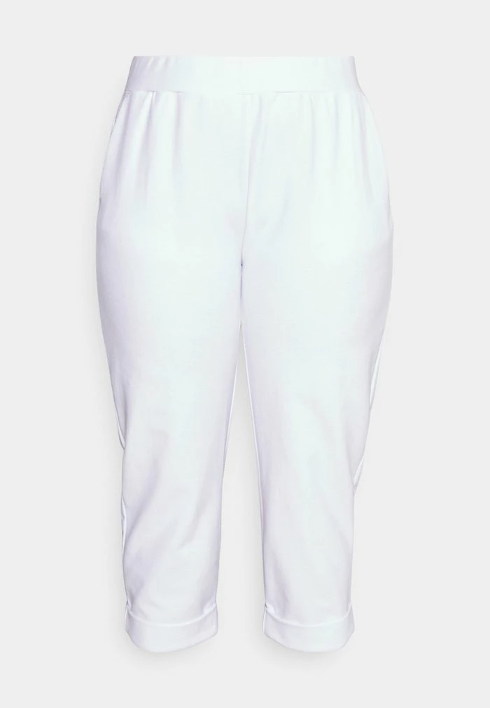 MICHAEL Michael Kors SOLID ROLLD CUF - Trousers - White 6 MICHAEL Michael Kors SOLID ROLLD CUF - Trousers - White - Image 4