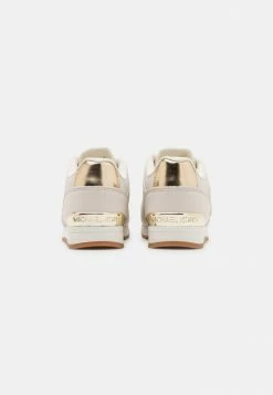 MICHAEL Michael Kors ALLIE JOGGER - Trainers - Vanilla/gold -MICHAEL Michael Kors shop 2bfead7c7c024a4c850ce2f25628e136