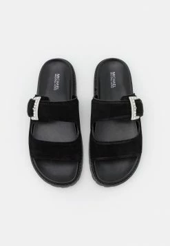 MICHAEL Michael Kors GISELLE SLIDE - Mules - Black -MICHAEL Michael Kors shop 2c1cfd37ce7f4bbe816e4bf0508a37d9