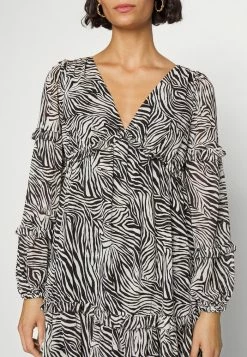 MICHAEL Michael Kors ZEBRA MINI DRESS - Cocktail Dress / Party Dress - Bone -MICHAEL Michael Kors shop 2c987b7e6b20411780213d21e5426efb