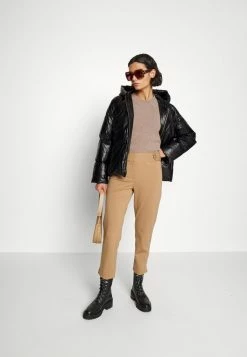 MICHAEL Michael Kors PONTE CROP PANT SLITS - Trousers - Cafe 11 MICHAEL Michael Kors PONTE CROP PANT SLITS - Trousers - Cafe -MICHAEL Michael Kors shop 2f61ea24cc56422196cbadd3a50a02ee