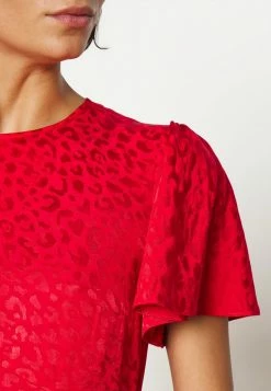 MICHAEL Michael Kors MIDI DRESS - Day Dress - Crimson -MICHAEL Michael Kors shop 30aa93161c60499790056d9d7ac9edbf