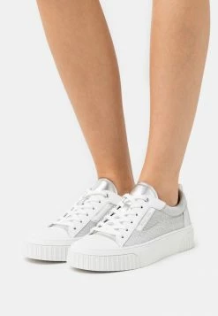 MICHAEL Michael Kors OSCAR LACE UP - Trainers - Silver