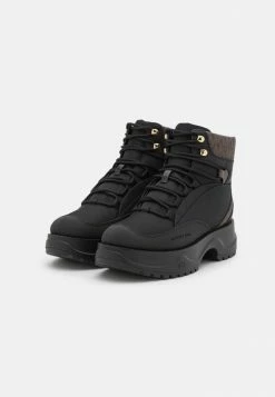 MICHAEL Michael Kors DUPREE HIKER BOOTIE - Platform Ankle Boots - Black -MICHAEL Michael Kors shop 310bfb61e04f4ec68302a5795cfa8ec1