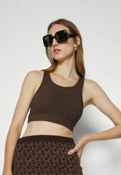 MICHAEL Michael Kors MINI SPORTS BRA - Top - Chocolate 11 MICHAEL Michael Kors MINI SPORTS BRA - Top - Chocolate -MICHAEL Michael Kors shop 31b08aa6d75745a784a78d85e9aa8ee7