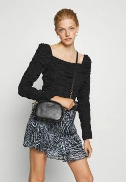 MICHAEL Michael Kors JET SET CHARM OVAL XBODY - Across Body Bag - Black