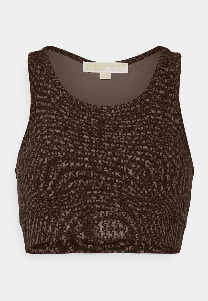 MICHAEL Michael Kors MINI SPORTS BRA - Top - Chocolate 7 MICHAEL Michael Kors MINI SPORTS BRA - Top - Chocolate - Image 5