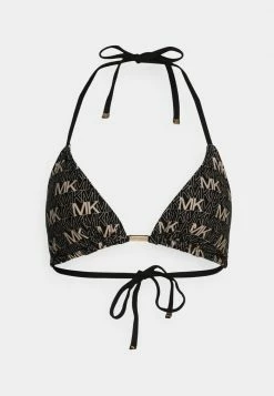 MICHAEL Michael Kors MONOGRAM STRING - Bikini Top - Black -MICHAEL Michael Kors shop 327c15424b094ea8b916b2ac2e58aedb