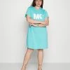MICHAEL Michael Kors MKSTUD DRESS PLUS SIZE - Shirt Dress - Turquoise -MICHAEL Michael Kors shop 336d6f1ba3ea4e58ae9c60a9b988762e