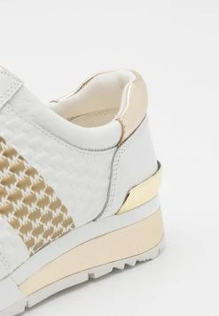 MICHAEL Michael Kors ALLIE WRAP TRAINER - Trainers - Optic White/gold -MICHAEL Michael Kors shop 33d5a64855b349319732e126d0e859cc