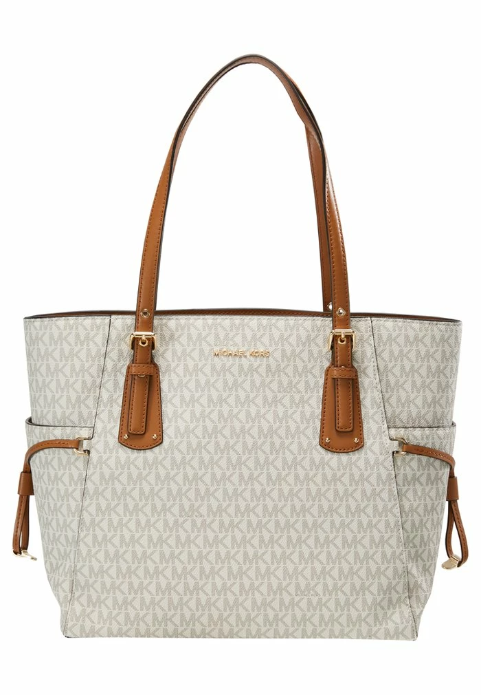 MICHAEL Michael Kors VOYAGER SIGNATURE TOTE - Handbag - Vanilla 8 MICHAEL Michael Kors VOYAGER SIGNATURE TOTE - Handbag - Vanilla - Image 6
