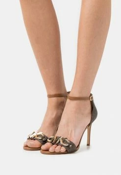 MICHAEL Michael Kors IZZY - High Heeled Sandals - Brown/multicolor
