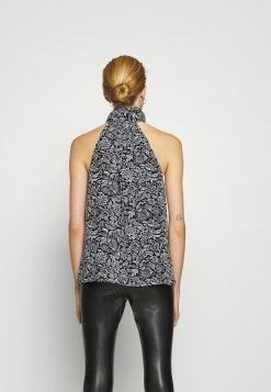 MICHAEL Michael Kors BICOLOR HIPPIE - Blouse - Black/white -MICHAEL Michael Kors shop 3606d3b7c86741efbc84b0e00723273b