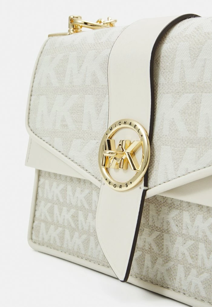 MICHAEL Michael Kors GREENWICH XBODY - Across Body Bag - Natural 6 MICHAEL Michael Kors GREENWICH XBODY - Across Body Bag - Natural - Image 4