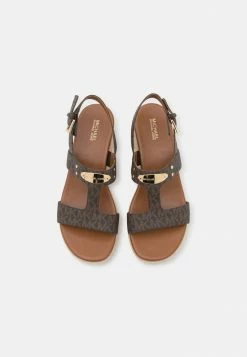 MICHAEL Michael Kors PLATE WEDGE - Platform Sandals - Brown/multi-coloured -MICHAEL Michael Kors shop 38237779339041bc8ae2889659e280a9