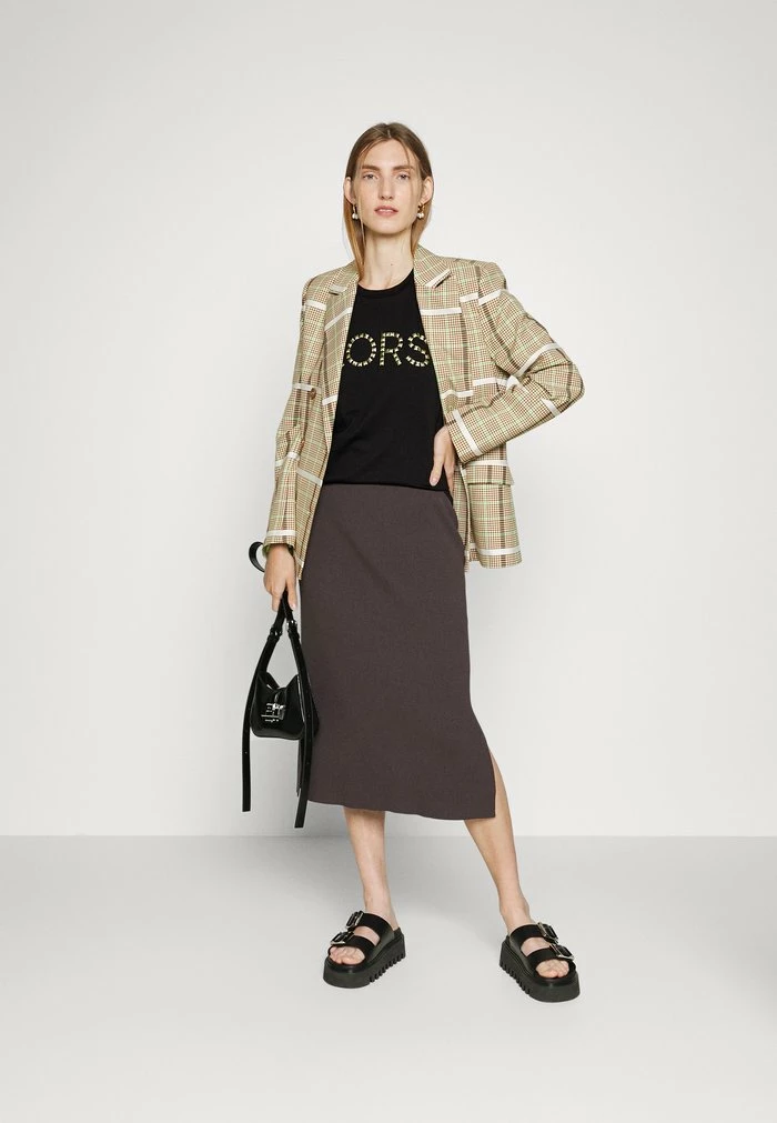 MICHAEL Michael Kors STUDDED KORS TEE - Top - Black 4 MICHAEL Michael Kors STUDDED KORS TEE - Top - Black - Image 2