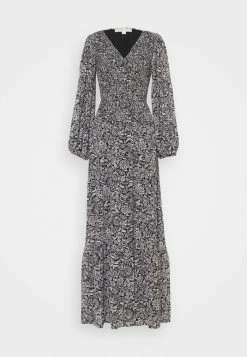 MICHAEL Michael Kors BICOLOR DRESS - Maxi Dress - Black/white -MICHAEL Michael Kors shop 39609a48e9bf4f9486309524ceefcb35