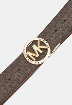 MICHAEL Michael Kors REVERSIBLE BELT - Belt - Luggage/brown/gold-coloured -MICHAEL Michael Kors shop 398f3252197b4c6c882433c70381c637