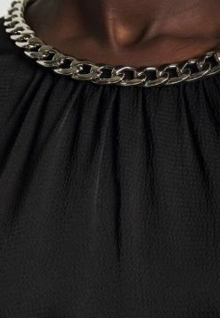 MICHAEL Michael Kors CHAIN NECK - Blouse - Black -MICHAEL Michael Kors shop 3a4b4da0896441fdb7ce094936fdc09e