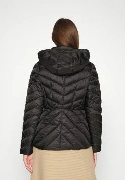 MICHAEL Michael Kors CHEVRON QUILTED PACKABLE - Light Jacket - Black -MICHAEL Michael Kors shop 3ae7e155a758436e862a976713761bec