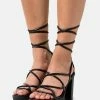 MICHAEL Michael Kors VERO LUG - High Heeled Sandals - Black -MICHAEL Michael Kors shop 3b4f901bf36a4c08a52e7f4c49a75bd8