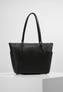 MICHAEL Michael Kors JET SET - Handbag - Black/silver -MICHAEL Michael Kors shop 3b7c43256a1644649a778db193e20cbe