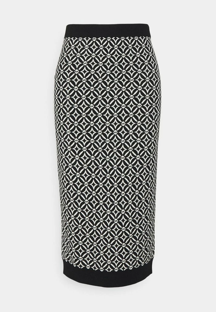 MICHAEL Michael Kors LOGO TIE PENCIL - Pencil Skirt - Black/bone 7 MICHAEL Michael Kors LOGO TIE PENCIL - Pencil Skirt - Black/bone - Image 5
