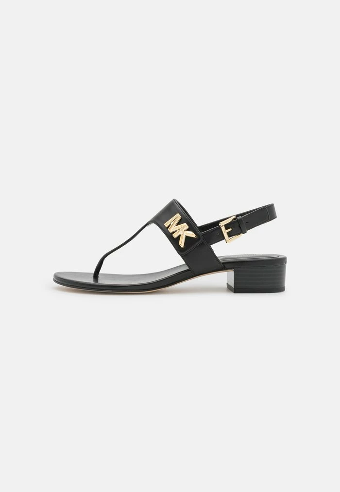 MICHAEL Michael Kors JILLY - T-bar Sandals - Black 4 MICHAEL Michael Kors JILLY - T-bar Sandals - Black - Image 2