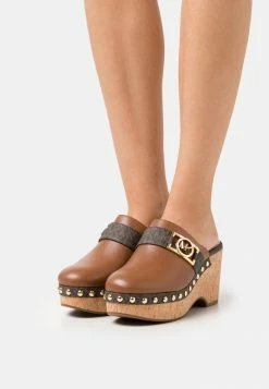 MICHAEL Michael Kors APRIL - Heeled Mules - Luggage