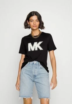 MICHAEL Michael Kors STUD CLASSIC - Print T-shirt - Black