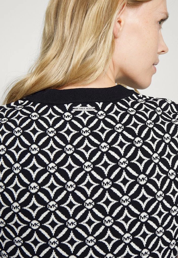 MICHAEL Michael Kors MK LOGO TIE CREW - Blouse - Black/bone 8 MICHAEL Michael Kors MK LOGO TIE CREW - Blouse - Black/bone - Image 6