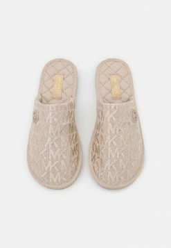 MICHAEL Michael Kors JANIS - Slippers - Natural -MICHAEL Michael Kors shop 3e68d7d96e704885831ed049336c228a